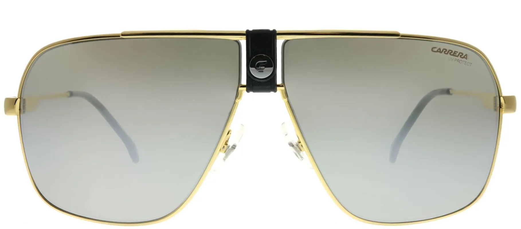 Carrera CA Carrera1018 RHL T4 Aviator Metal Gold Sunglasses with Silver Mirror Lens sold by Gaffos
