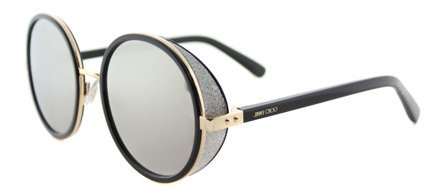 Jimmy Choo JC Andie J7Q M3 Round Metal Gold Sunglasses with Silver Mirror Lens sold by Gaffos product image thumbnail 2