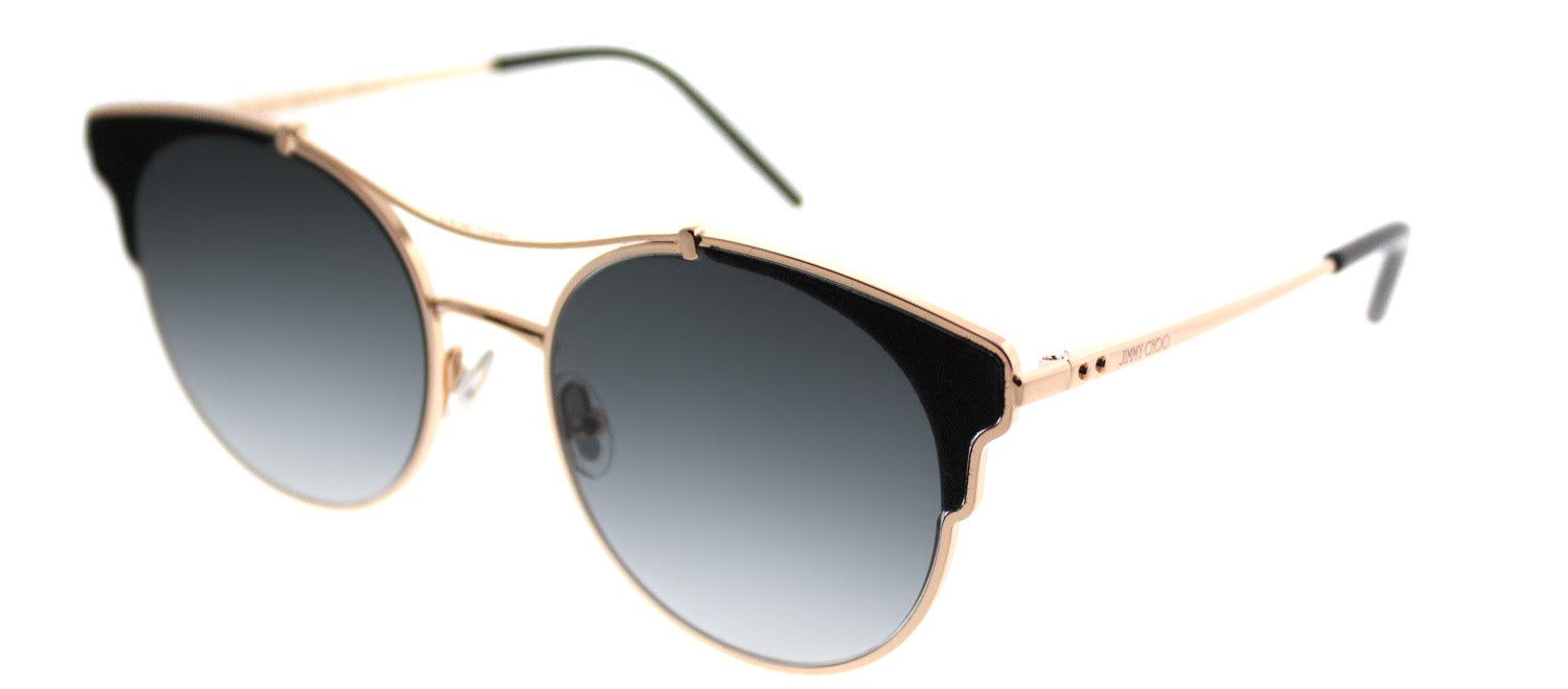 Jimmy Choo JC Lue RHL 1I Cat-Eye Metal Gold Sunglasses with Grey Gradient Lens sold by Gaffos product image thumbnail 2