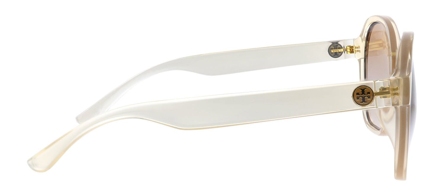 Tory Burch TY 9056U 177713 Round Plastic Pink Sunglasses with Brown Gradient Lens sold by Gaffos product image thumbnail 3