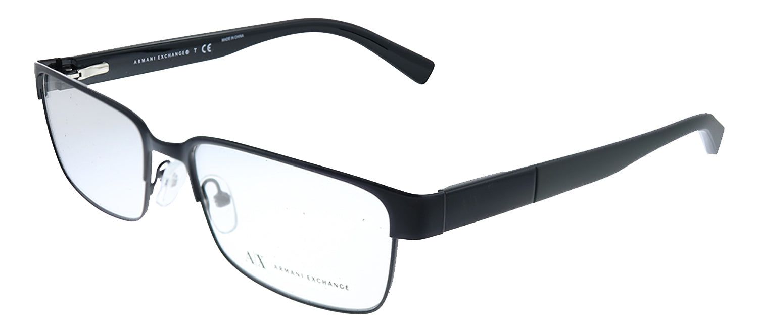 Armani Exchange AX 1017 6000 Rectangle Metal Black Eyeglasses with Demo Lens sold by Gaffos product image thumbnail 2