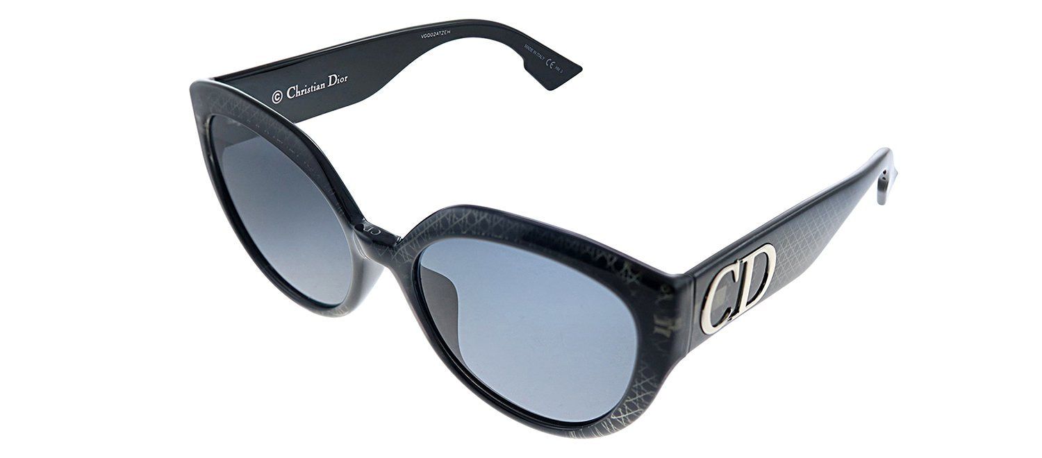Dior CD DDIORF PRN Geometric Plastic Black Sunglasses with Grey Lens sold by Gaffos product image thumbnail 2