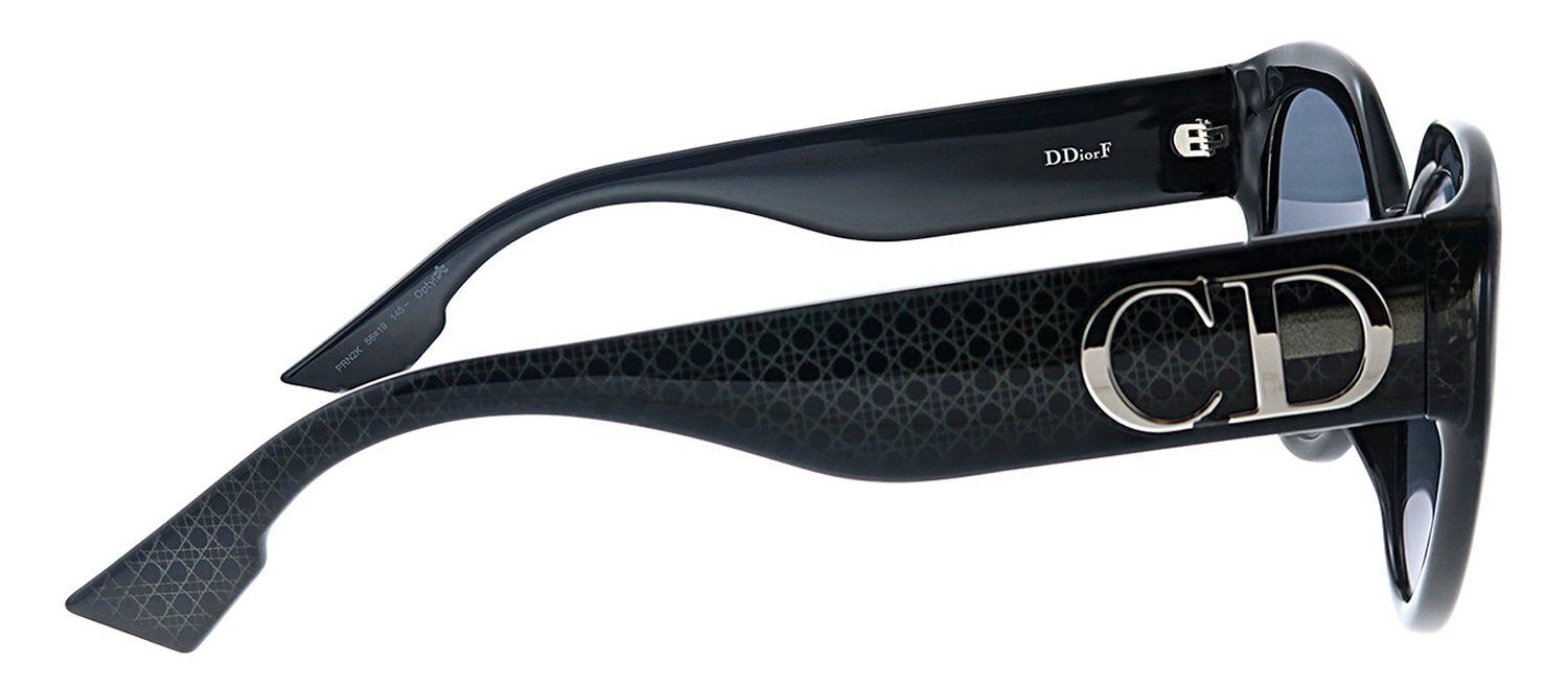 Dior CD DDIORF PRN Geometric Plastic Black Sunglasses with Grey Lens sold by Gaffos product image thumbnail 3