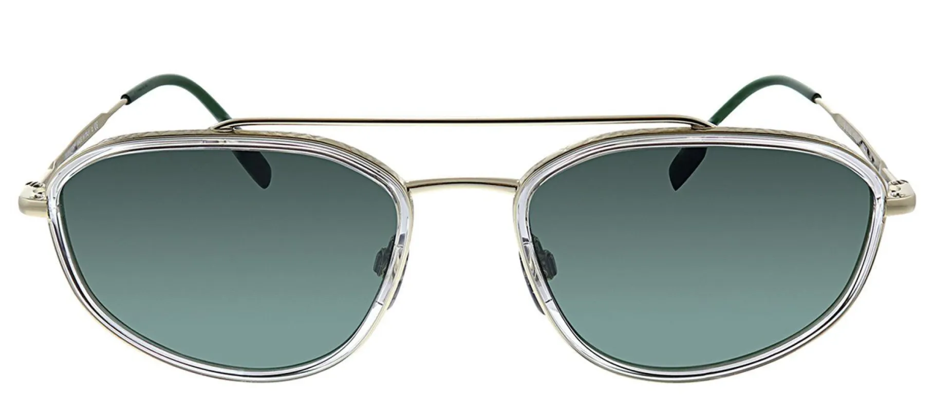 Burberry BE 3106 110971 Oval Metal Gold Sunglasses with Green Lens sold by Gaffos