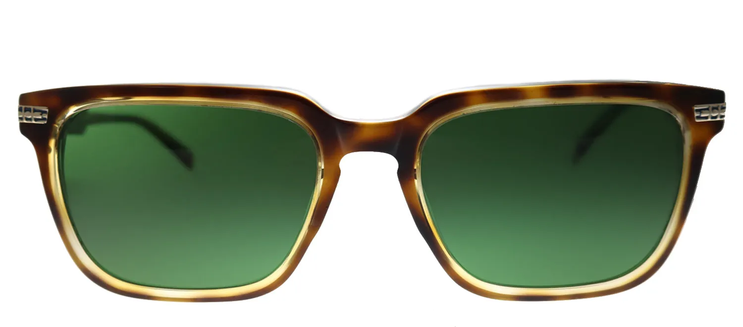 Original Penguin PE Suspender2.0 TO Square Plastic Tortoise/ Havana Sunglasses with Green Polarized Lens sold by Gaffos