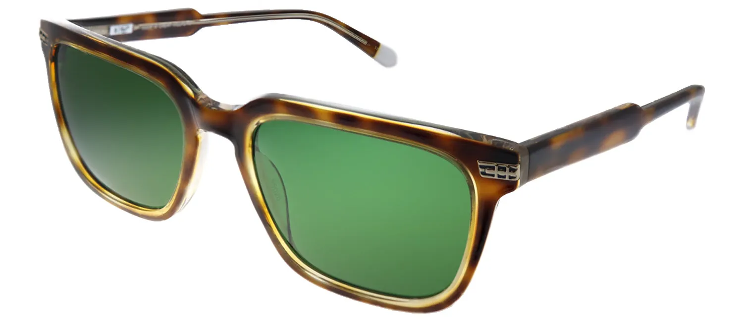 Original Penguin PE Suspender2.0 TO Square Plastic Tortoise/ Havana Sunglasses with Green Polarized Lens sold by Gaffos product image thumbnail 2
