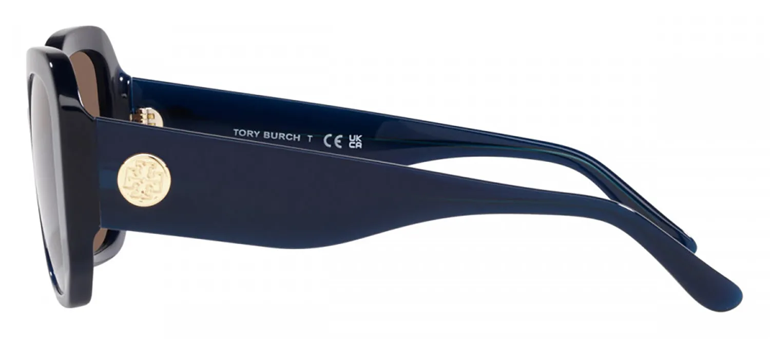 Tory Burch TY 7183U 165673 Butterfly Plastic Blue Sunglasses with Brown Lens sold by Gaffos product image thumbnail 3