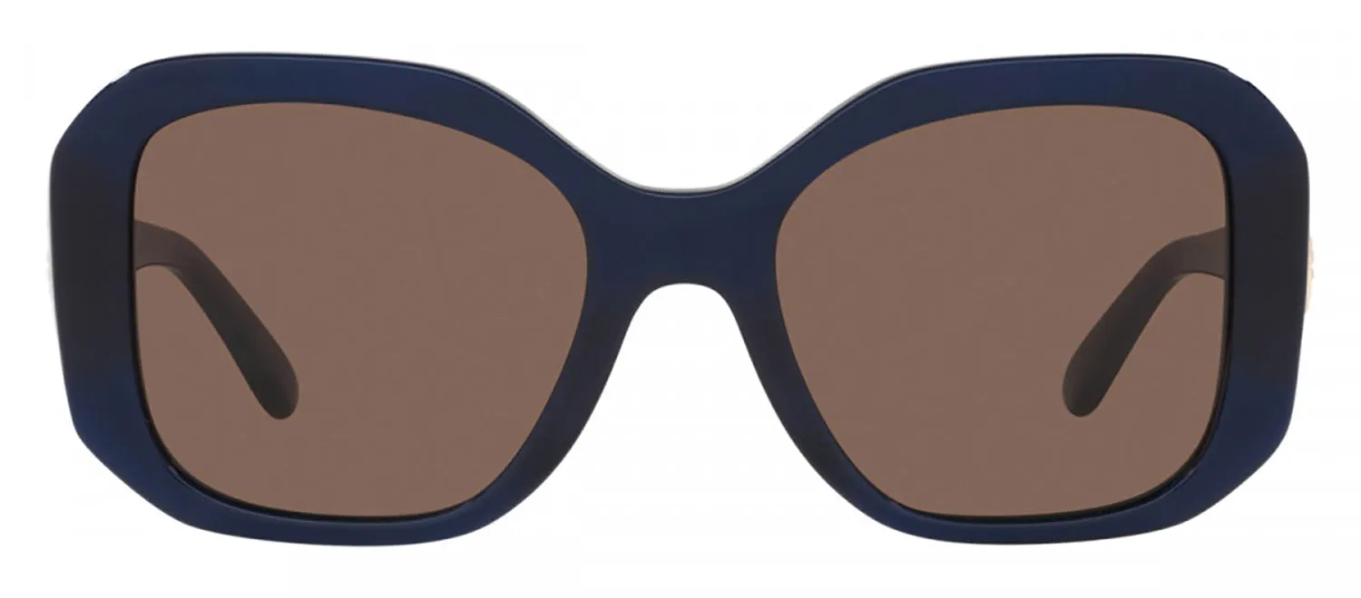 Tory Burch TY 7183U 165673 Butterfly Plastic Blue Sunglasses with Brown Lens sold by Gaffos