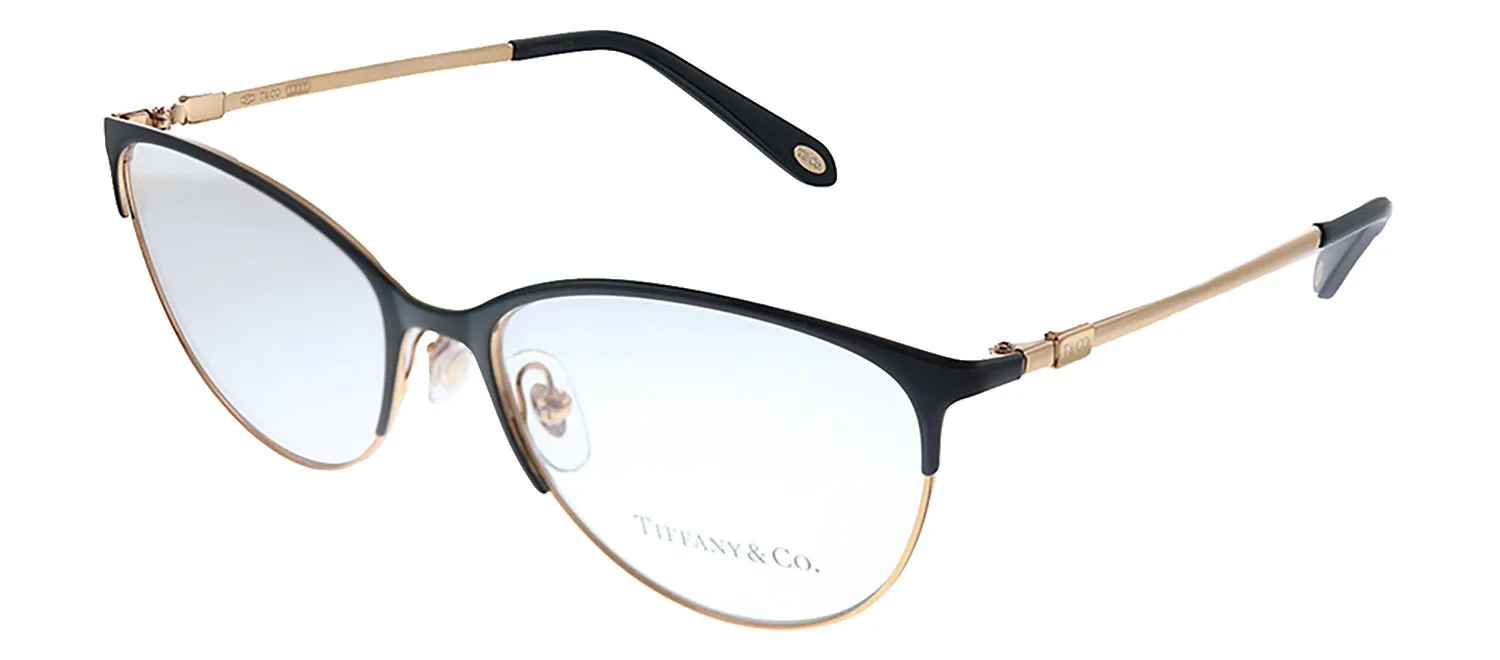 Tiffany & Co. TF 1127 6122 Cat-Eye Metal Black Eyeglasses with Logo Stamped Demo Lenses sold by Gaffos product image thumbnail 2
