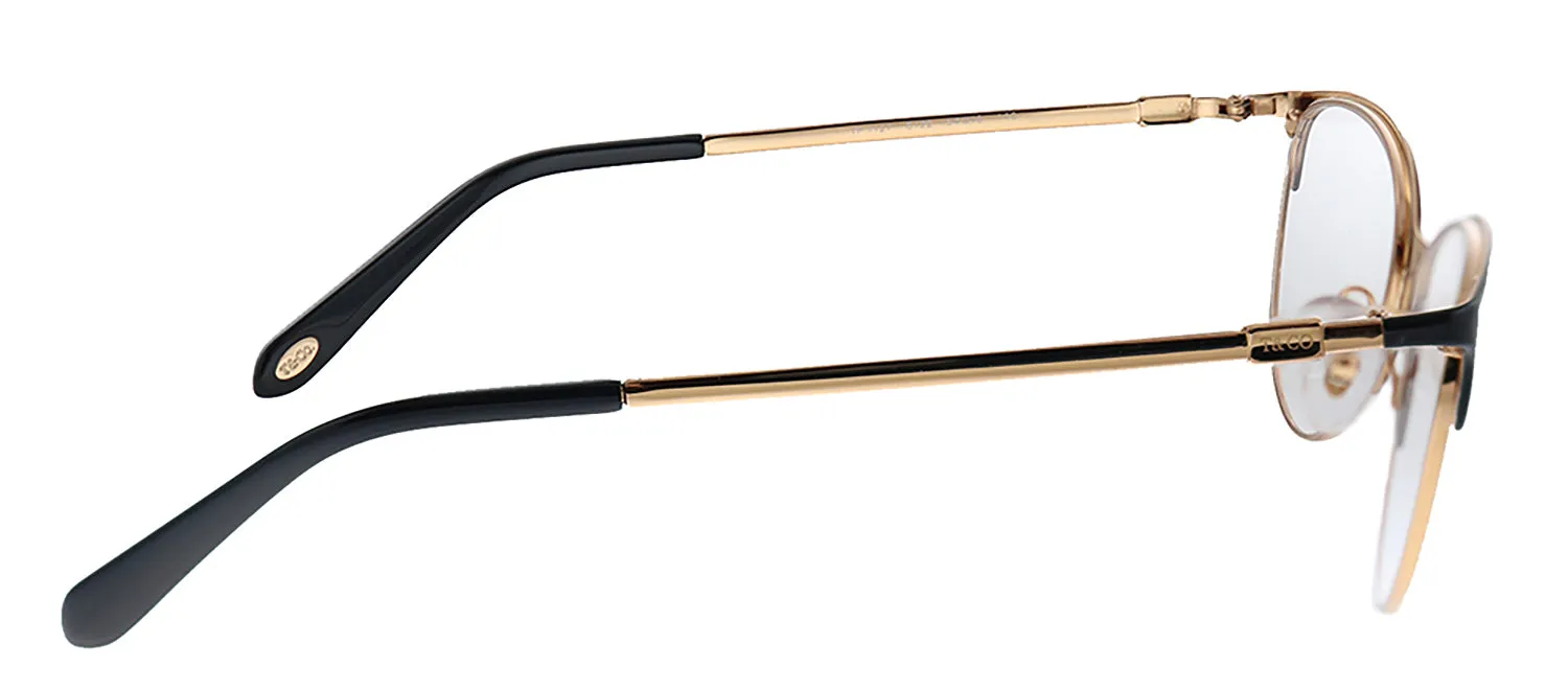 Tiffany & Co. TF 1127 6122 Cat-Eye Metal Black Eyeglasses with Logo Stamped Demo Lenses sold by Gaffos product image thumbnail 3