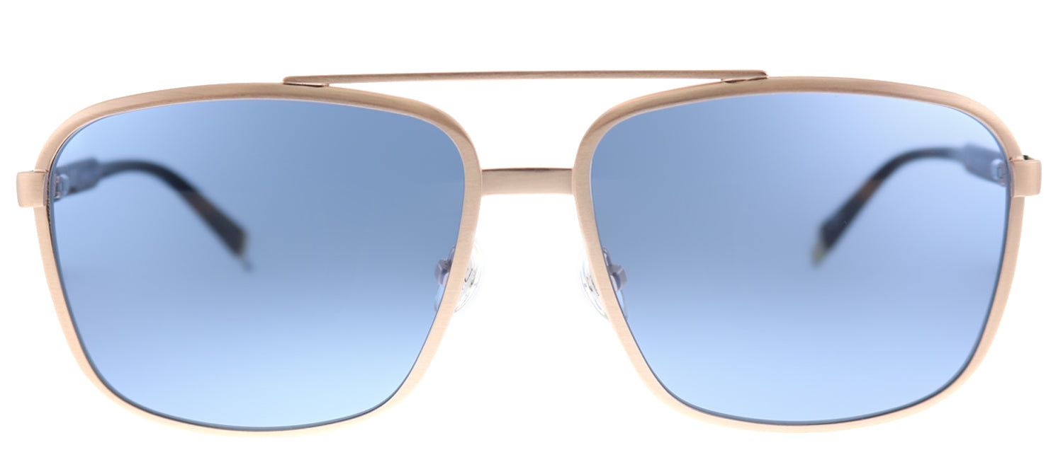 Original Penguin PE Earl2.0 RG Aviator Metal Gold Sunglasses with Blue Polarized Lens sold by Gaffos