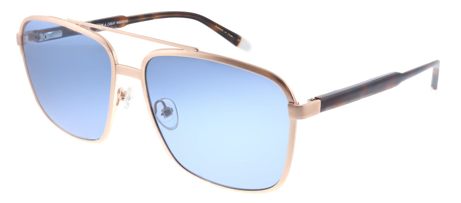 Original Penguin PE Earl2.0 RG Aviator Metal Gold Sunglasses with Blue Polarized Lens sold by Gaffos product image thumbnail 2