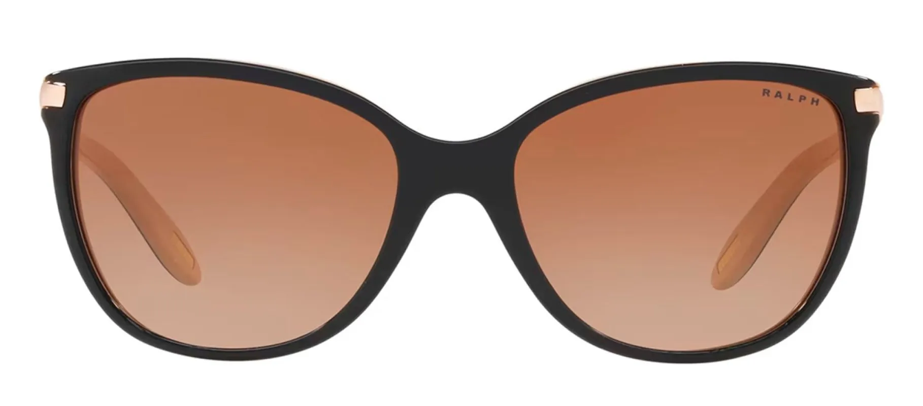 Ralph Lauren RA 5160 109013 Cat-Eye Plastic Black Sunglasses with Brown Gradient Lens sold by Gaffos