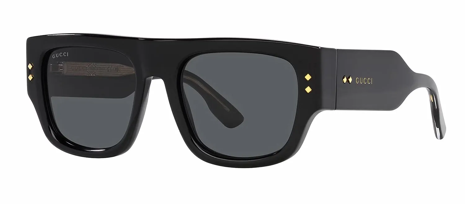 Gucci GUCCI LOGO GG 1262S 001 Square Plastic Black Sunglasses with Grey Lens sold by Gaffos product image thumbnail 2