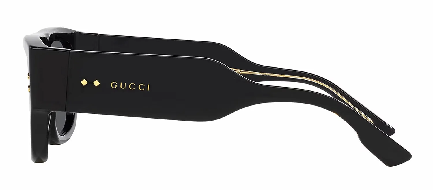 Gucci GUCCI LOGO GG 1262S 001 Square Plastic Black Sunglasses with Grey Lens sold by Gaffos product image thumbnail 3