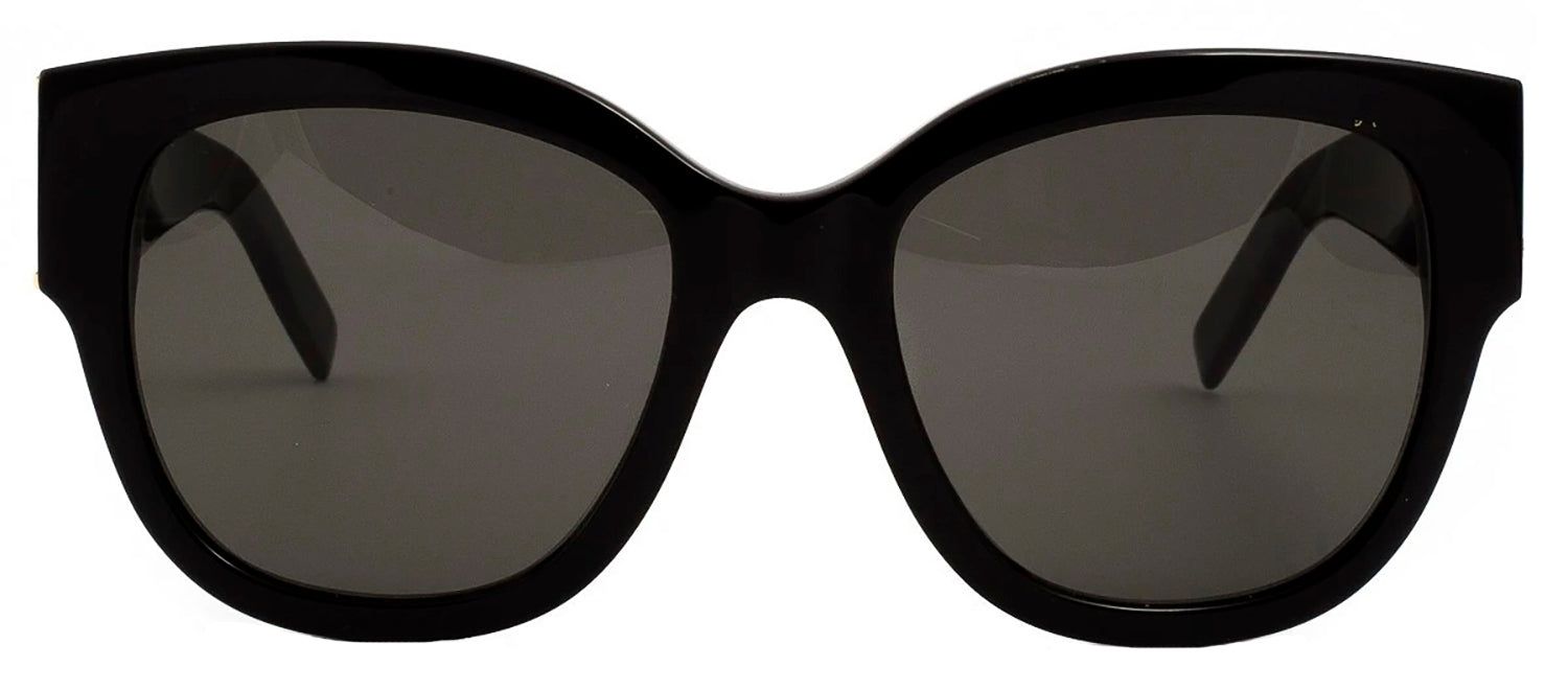 Saint Laurent SL M95/F 1 Cat-Eye Plastic Black Sunglasses with Grey Lens sold by Gaffos