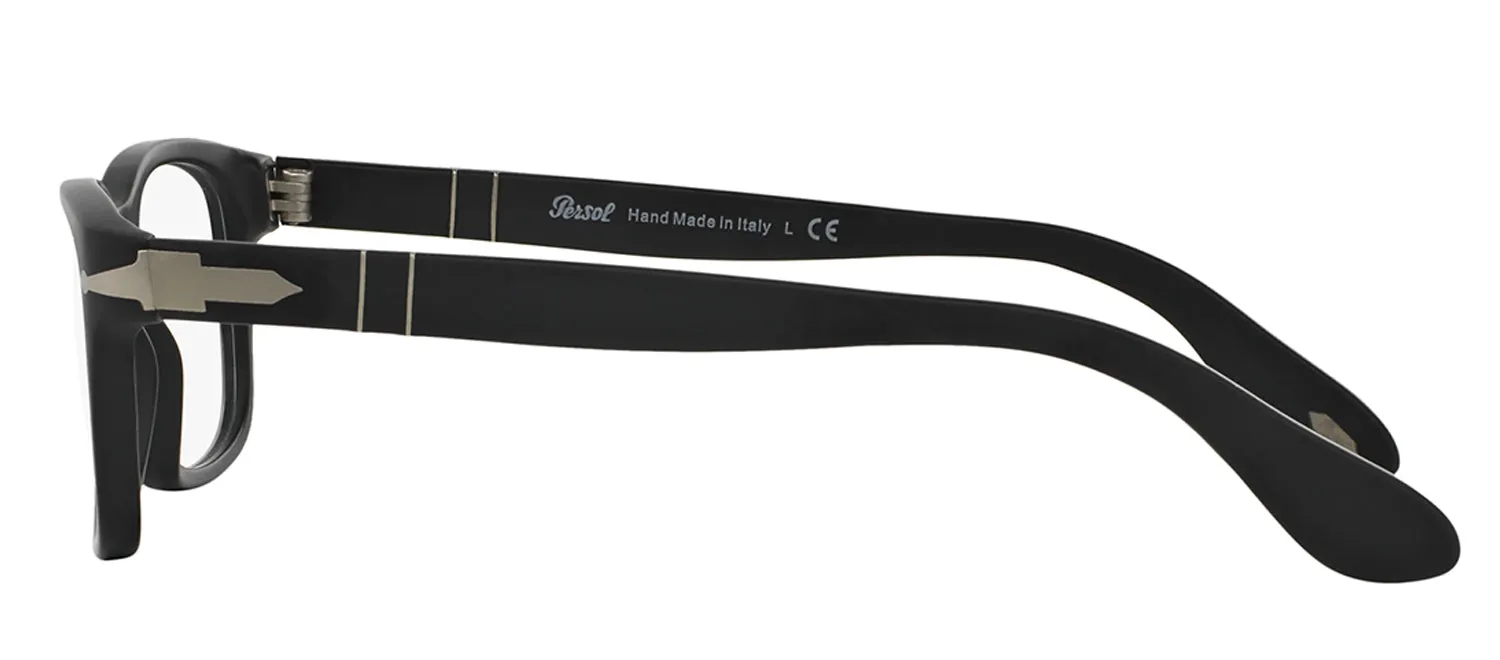 Persol PO 3012V 900 Rectangle Plastic Black Eyeglasses with Demo Lens sold by Gaffos product image thumbnail 4