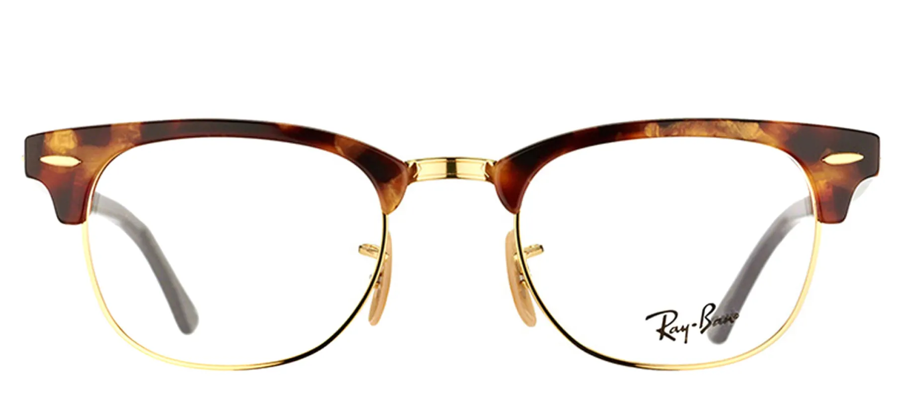 Ray-Ban Clubmaster RX 5154 5494 Clubmaster Plastic Tortoise/ Havana Eyeglasses with Demo Lens sold by Gaffos