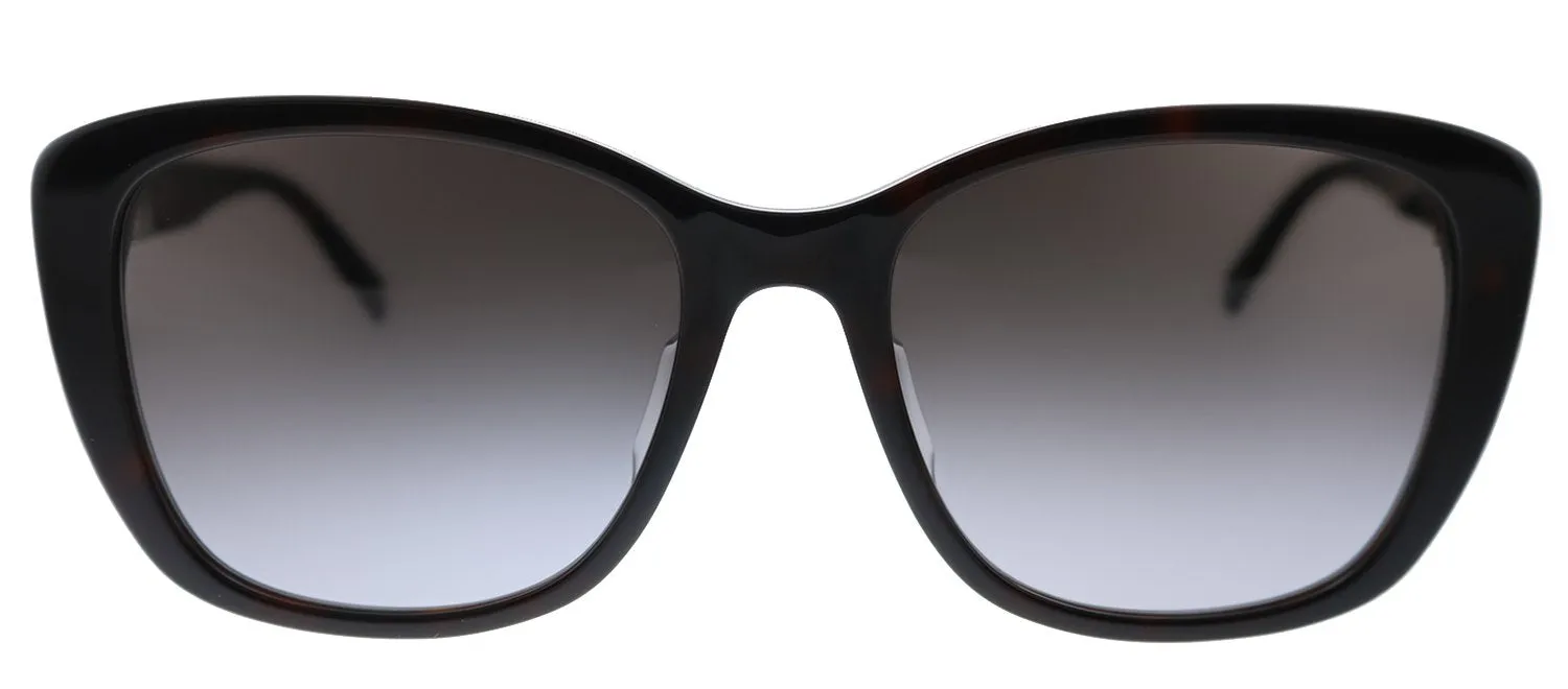 Bottega Veneta BV 1079SK 004 Square Acetate Havana Sunglasses with Grey Gradient Lens sold by Gaffos