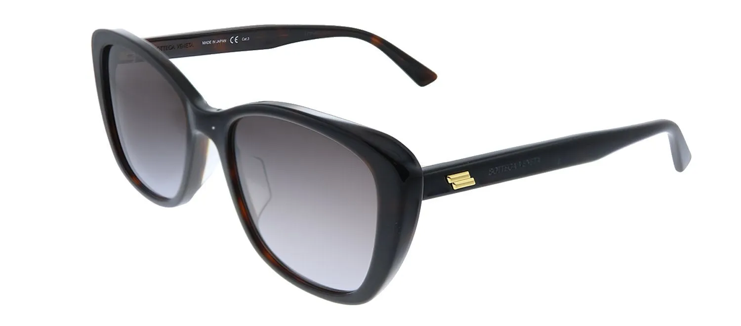 Bottega Veneta BV 1079SK 004 Square Acetate Havana Sunglasses with Grey Gradient Lens sold by Gaffos product image thumbnail 2