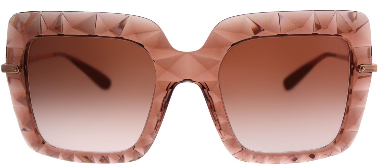 Dolce & Gabbana DG 6111 314813 Square Plastic Pink Sunglasses with Pink Gradient Lens sold by Gaffos