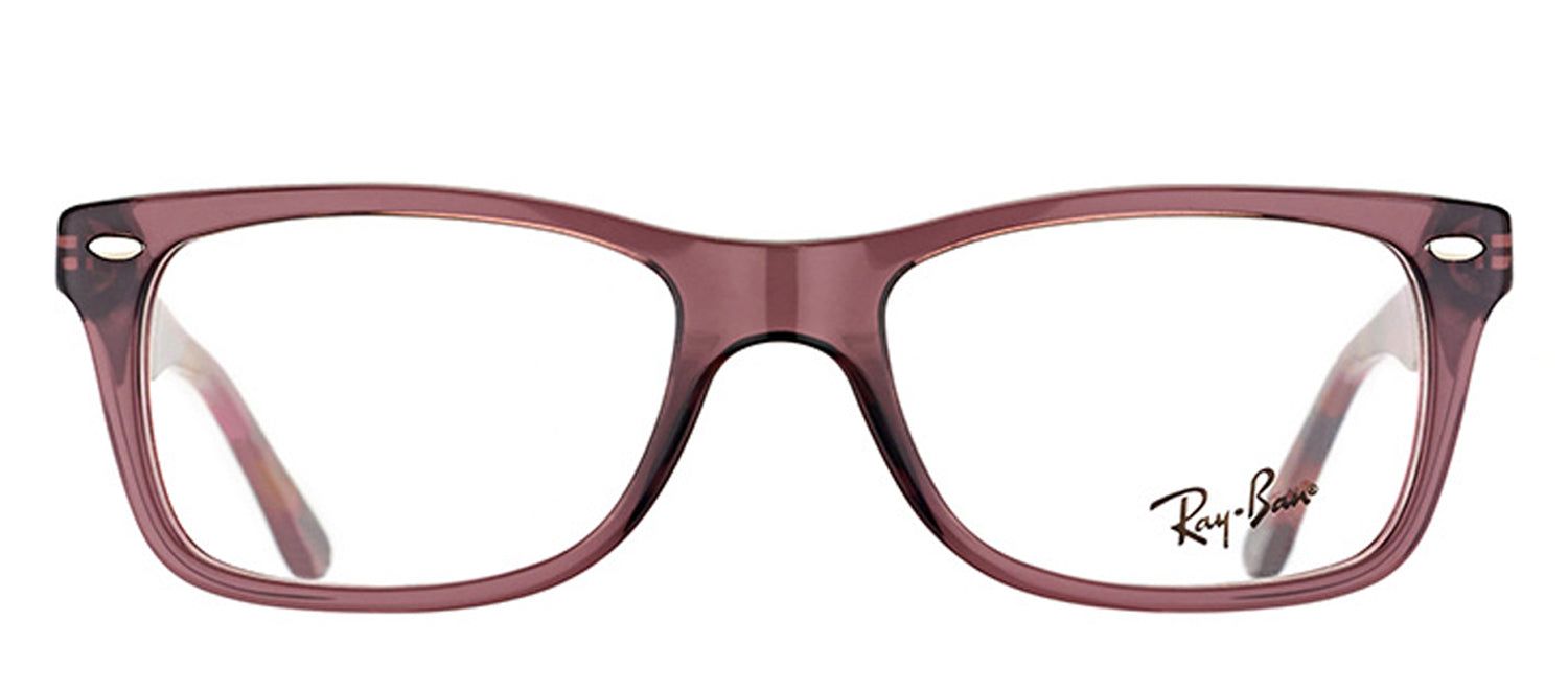 Ray-Ban RX 5228 5628 Rectangle Plastic Brown Eyeglasses with Demo Lens sold by Gaffos