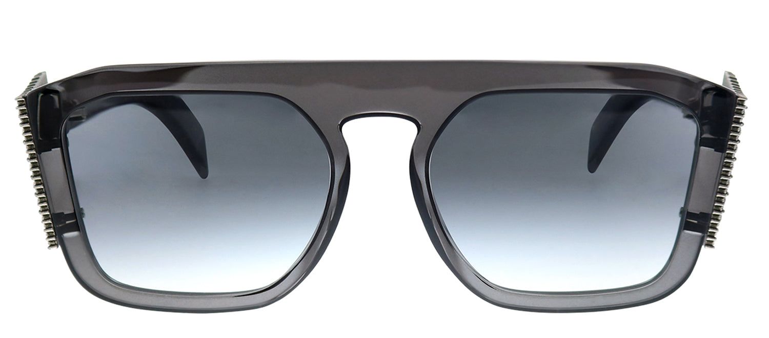 Fendi FF 0381/S KB7 Square Plastic Grey Sunglasses with Grey Gradient Lens sold by Gaffos