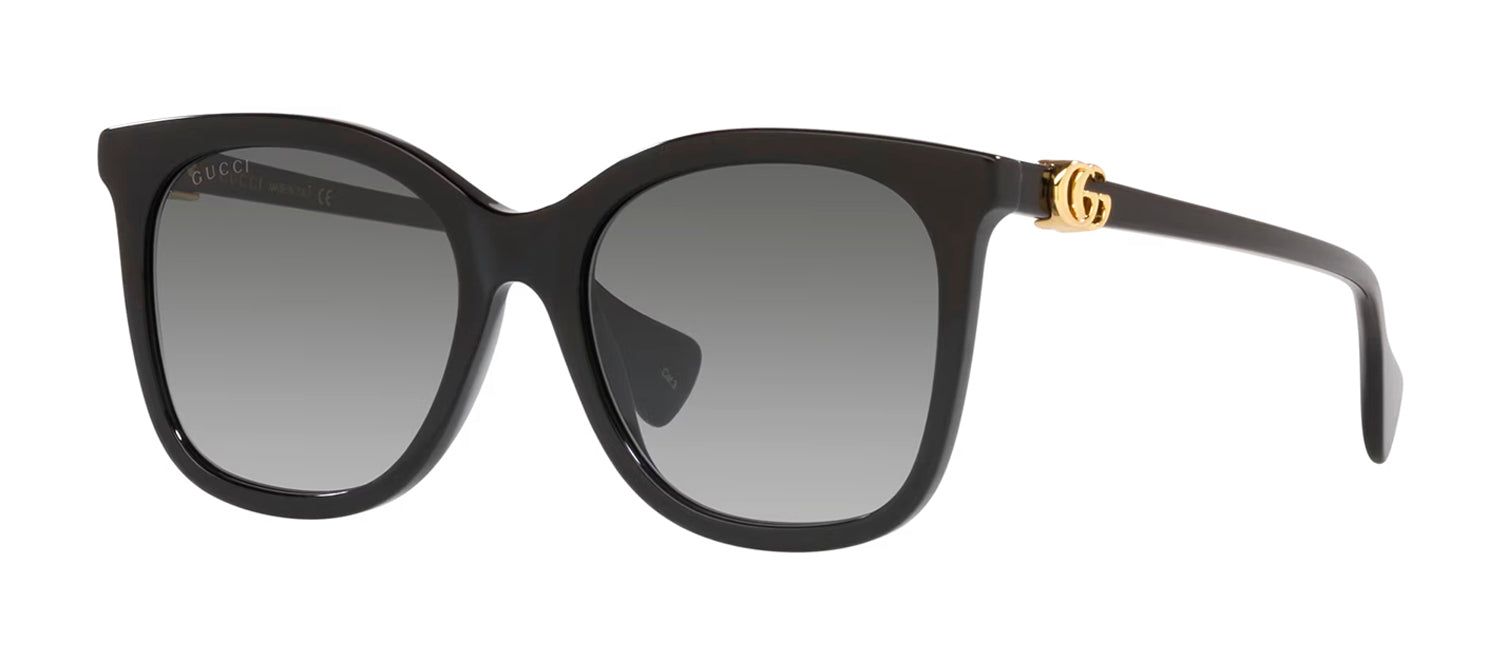 Gucci GG 1071S 001 Cat-Eye Plastic Black Sunglasses with Grey Gradient Lens sold by Gaffos product image thumbnail 2