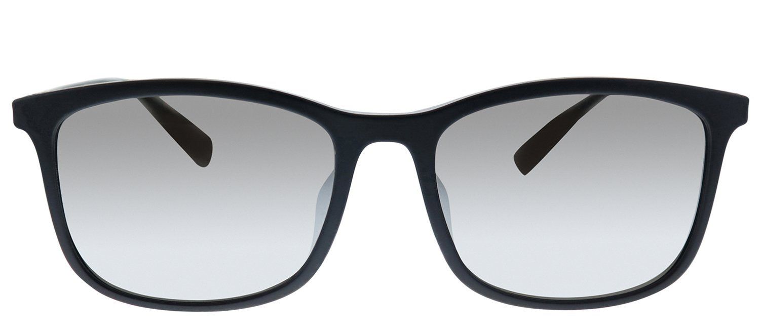 Prada Linea Rossa PS 01TSF DG02B0 Rectangle Plastic Black Sunglasses with Grey Mirror Lens sold by Gaffos