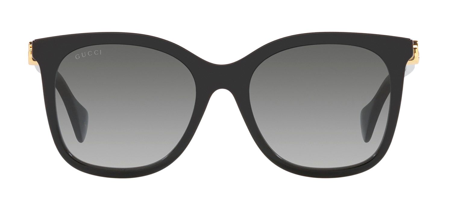 Gucci GG 1071S 001 Cat-Eye Plastic Black Sunglasses with Grey Gradient Lens sold by Gaffos