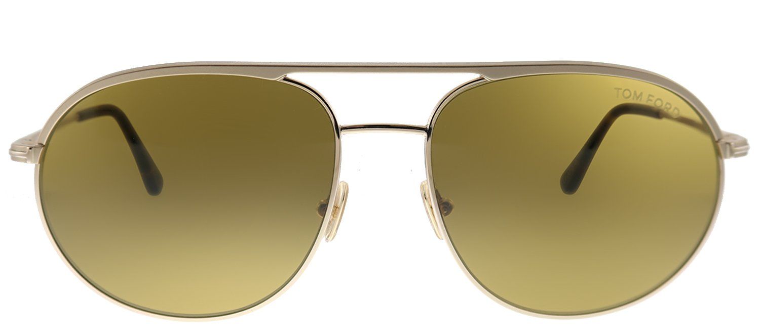 Tom Ford Gio TF 772 29E Aviator Metal Gold Sunglasses with Brown Lens sold by Gaffos