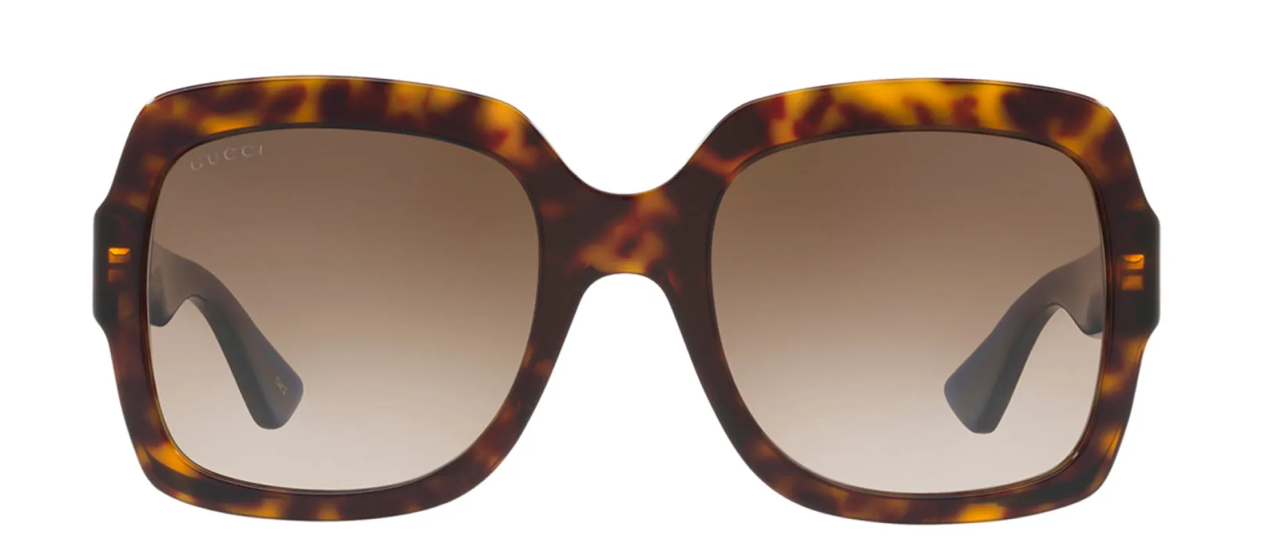 Gucci GG 0036SN 004 Square Plastic Havana Sunglasses with Brown Gradient Lens sold by Gaffos