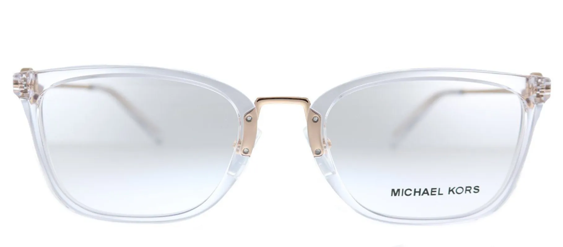 Michael Kors Captiva MK 4054 3105 Rectangle Metal Clear Eyeglasses with Demo Lens sold by Gaffos