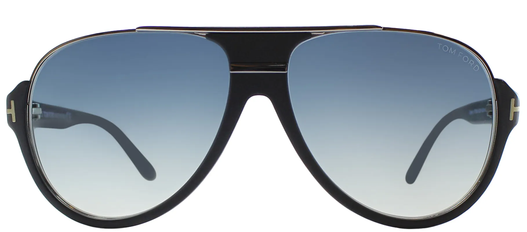 Tom Ford Dimitry TF 334 02W Aviator Plastic Black Sunglasses with Blue Gradient Lens sold by Gaffos