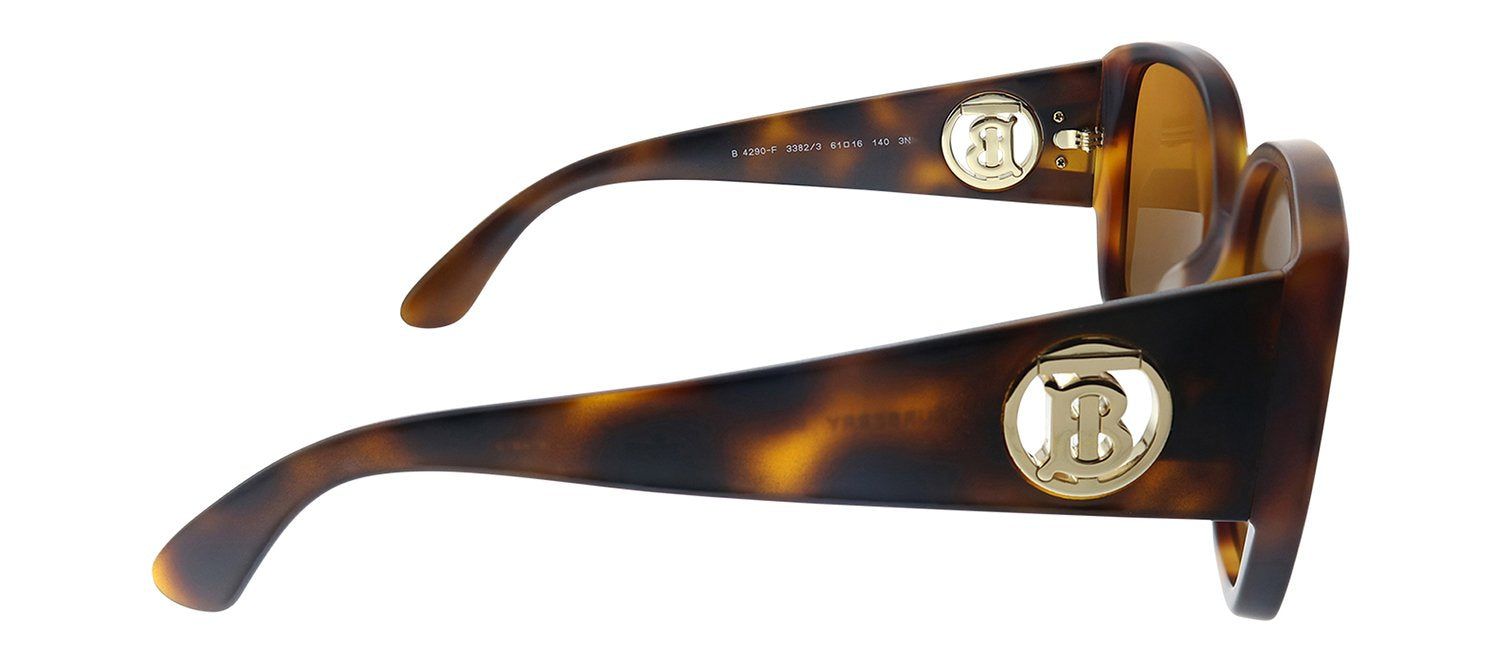 Burberry BE 4290F 3382/3 Square Plastic Havana Sunglasses with Brown Lens sold by Gaffos product image thumbnail 3