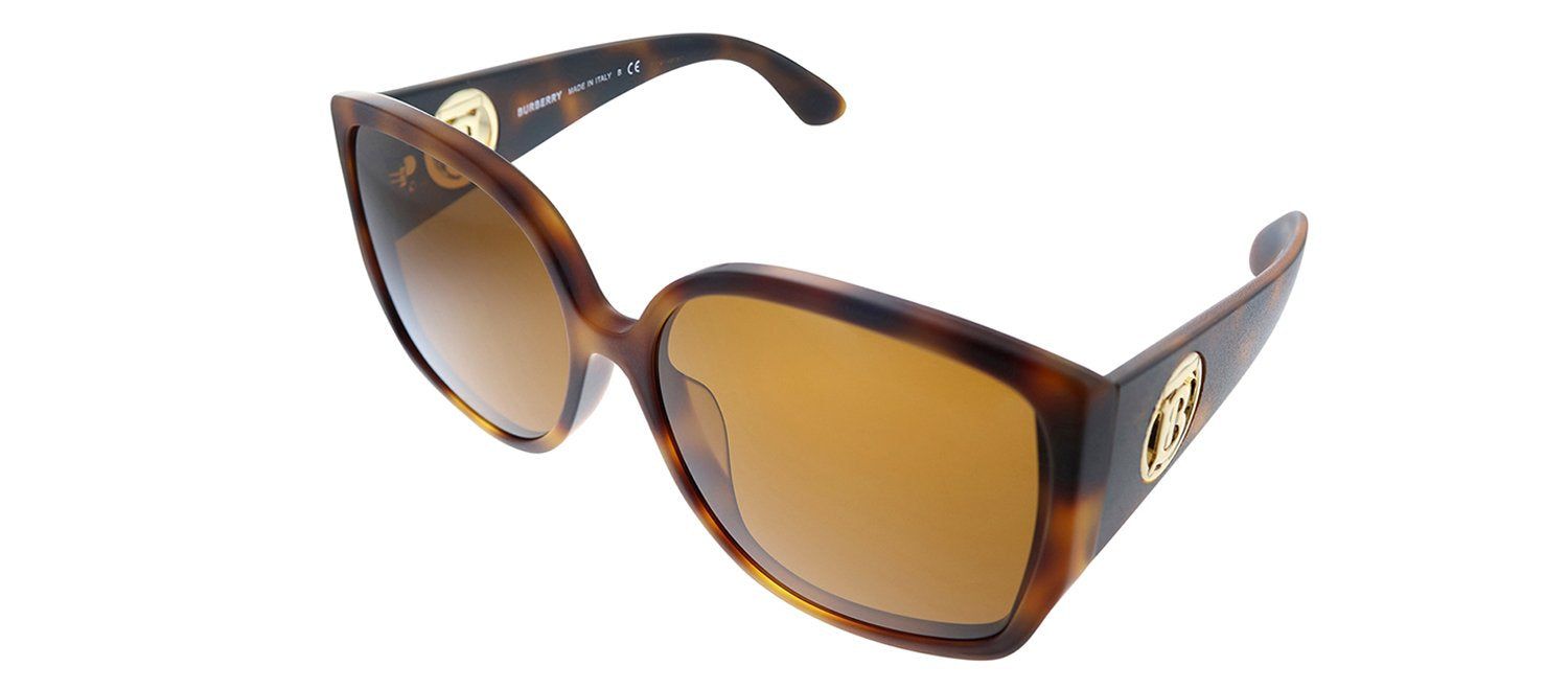 Burberry BE 4290F 3382/3 Square Plastic Havana Sunglasses with Brown Lens sold by Gaffos product image thumbnail 2