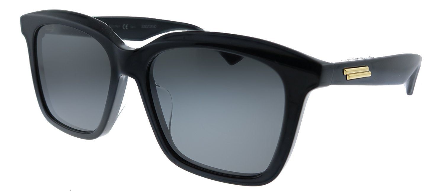 Bottega Veneta BV 1094SA 001 Square Acetate Black Sunglasses with Grey Lens sold by Gaffos product image thumbnail 2