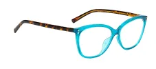 Kate Spade KS Milena ZI9 Cat-Eye Plastic Blue Eyeglasses with Clear Blue Block Lens sold by Gaffos