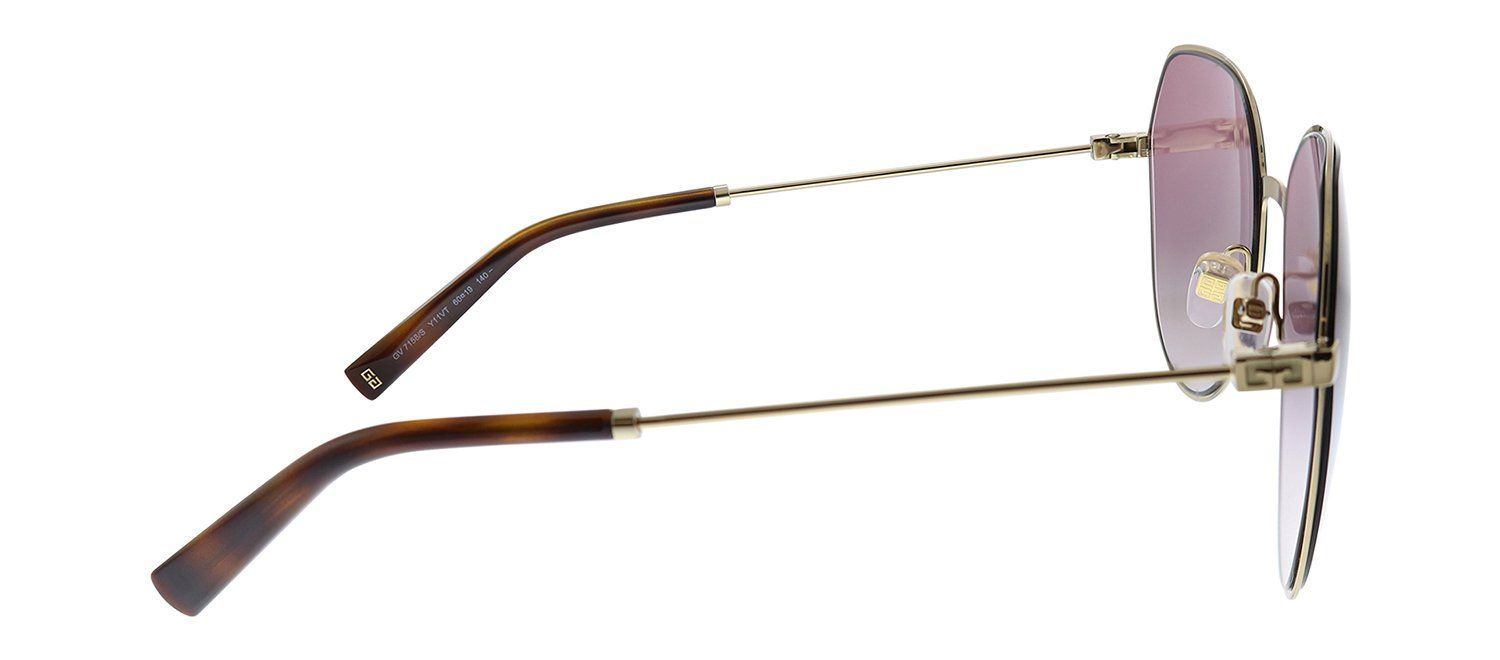 Givenchy GV 7158/S Y11 Cat-Eye Metal Gold Sunglasses with Brown Gradient Lens sold by Gaffos product image thumbnail 3