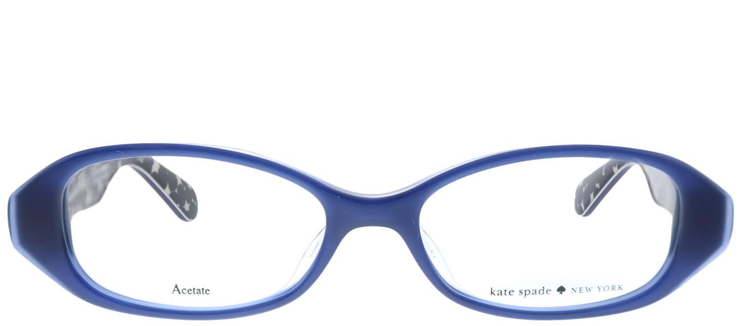 Kate Spade KS Lisann/F S4T Oval Plastic Blue Eyeglasses with Demo Lens sold by Gaffos