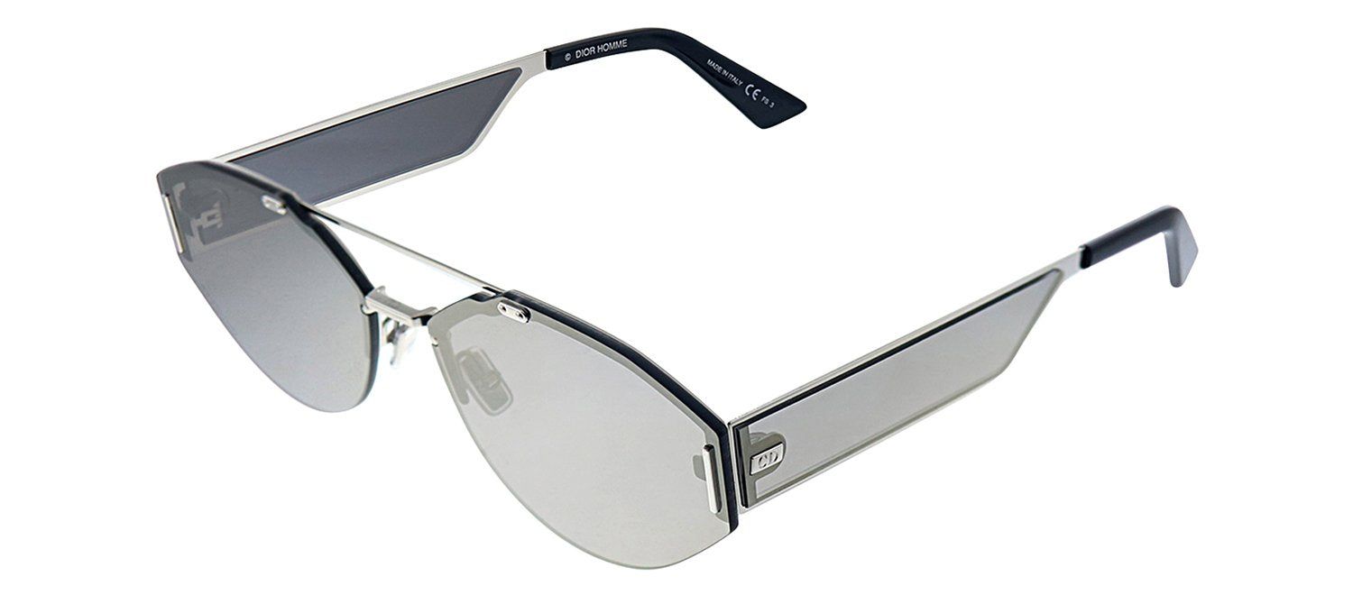 Dior CD 0233S 010 QV Pilot Metal Silver Sunglasses with Silver Mirror Lens sold by Gaffos product image thumbnail 2