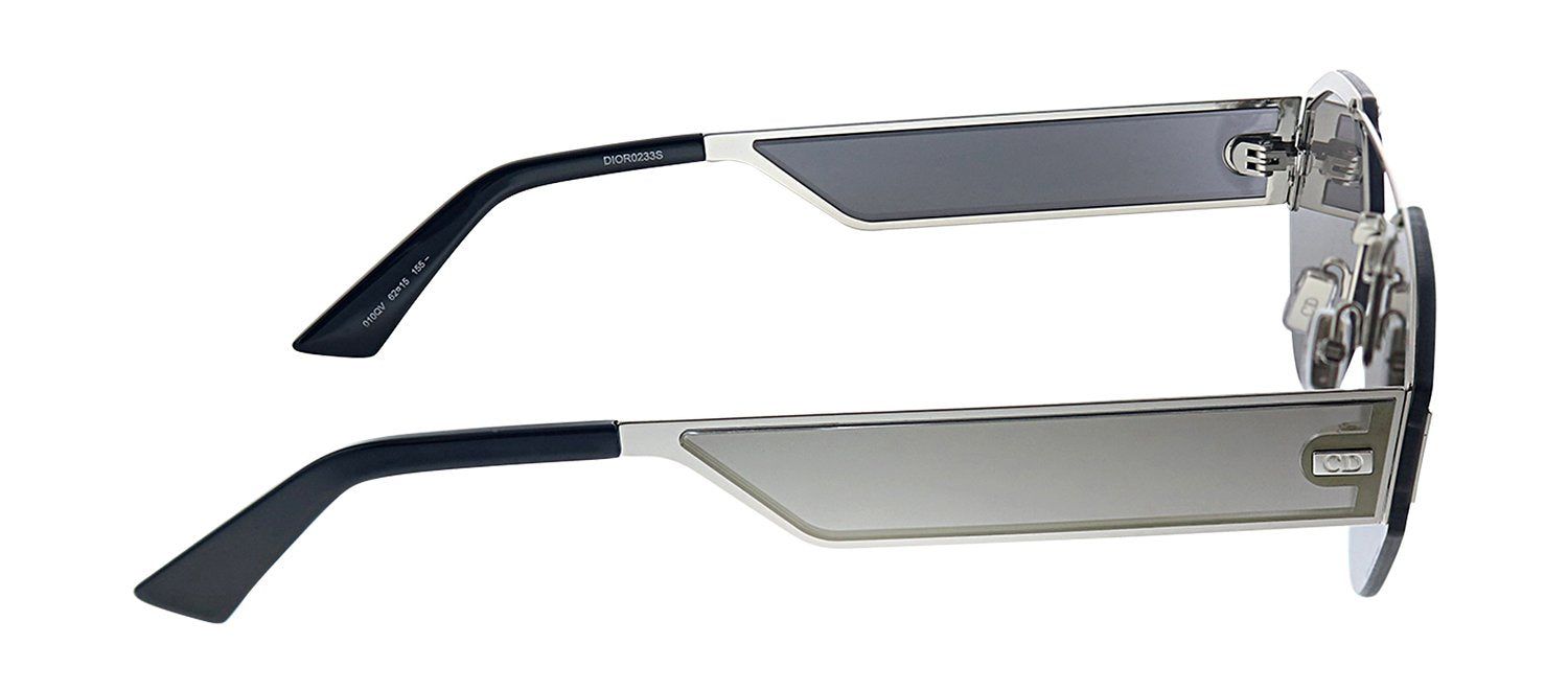 Dior CD 0233S 010 QV Pilot Metal Silver Sunglasses with Silver Mirror Lens sold by Gaffos product image thumbnail 3
