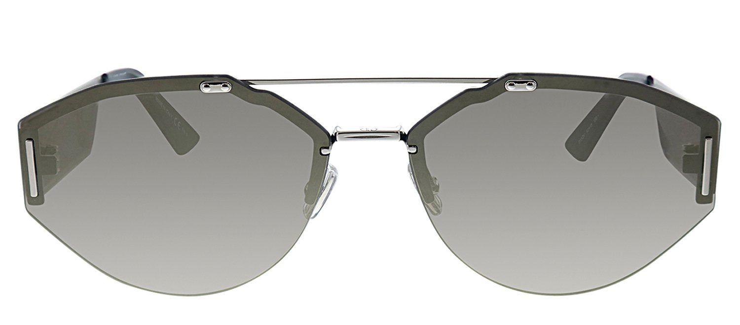 Dior CD 0233S 010 QV Pilot Metal Silver Sunglasses with Silver Mirror Lens sold by Gaffos