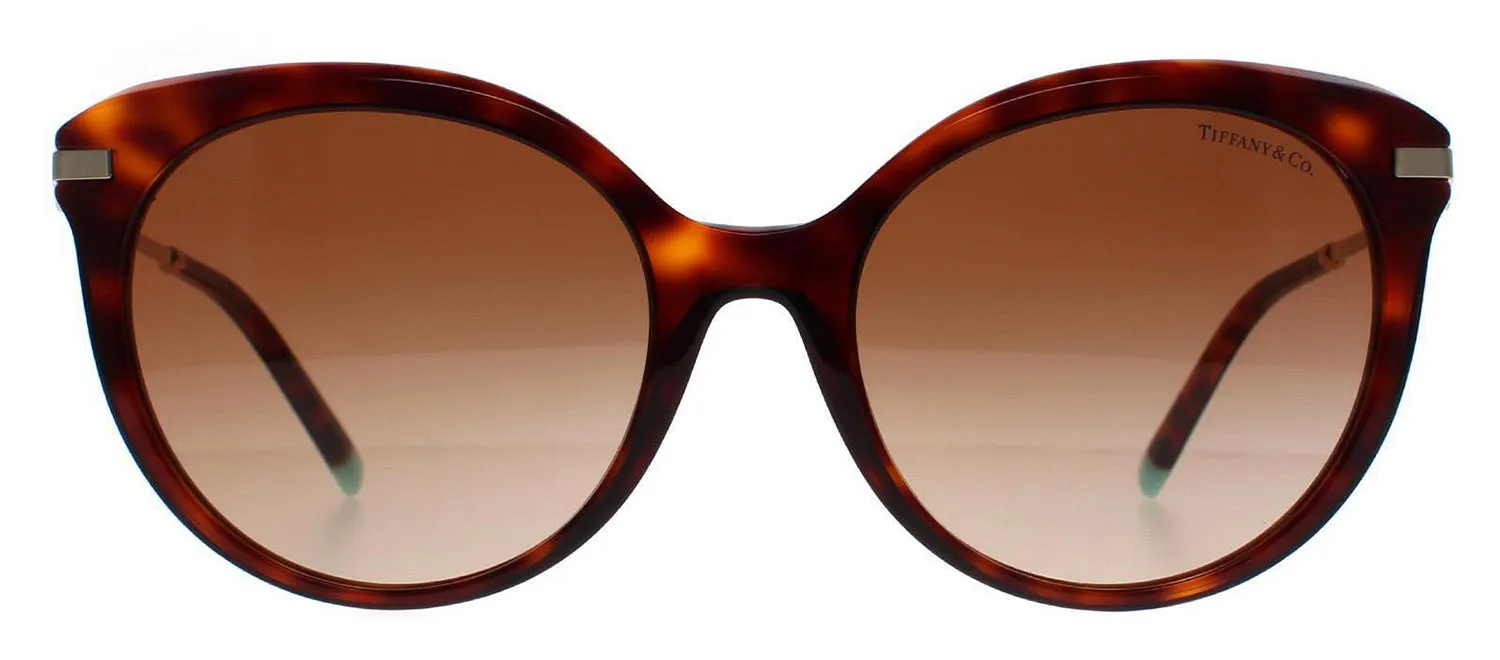 Tiffany & Co. TF 4189B 80023B Cat-Eye Plastic Havana Sunglasses with Brown Gradient Lens sold by Gaffos product image thumbnail 2