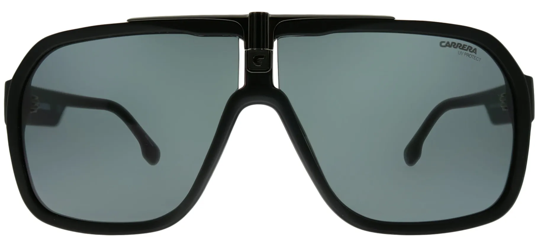 Carrera CA Carrera1014 003 2K Aviator Plastic Black Sunglasses with Grey Lens sold by Gaffos