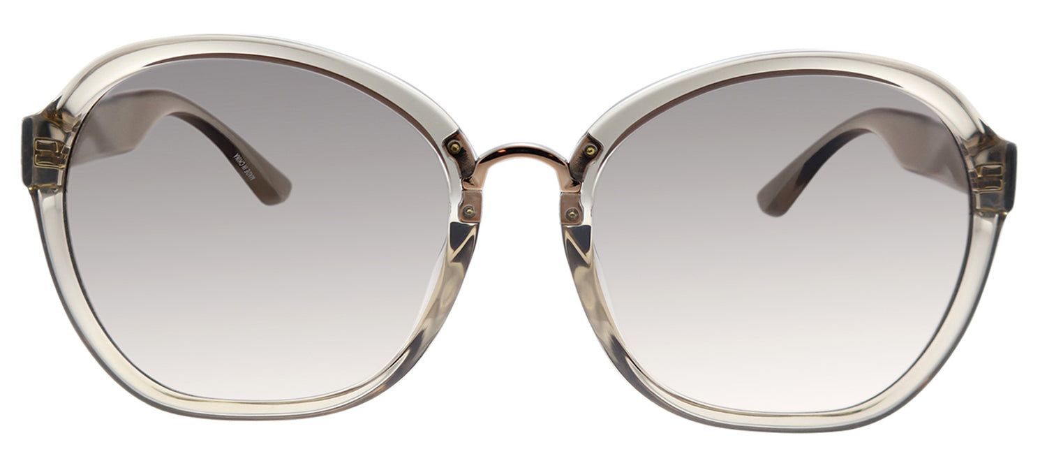 Tory Burch TY 9056U 17763B Round Plastic Clear Sunglasses with Pink Gradient Lens sold by Gaffos