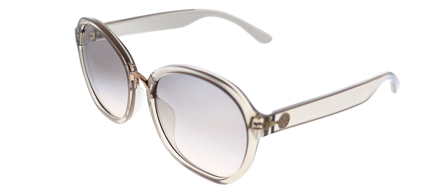 Tory Burch TY 9056U 17763B Round Plastic Clear Sunglasses with Pink Gradient Lens sold by Gaffos product image thumbnail 2