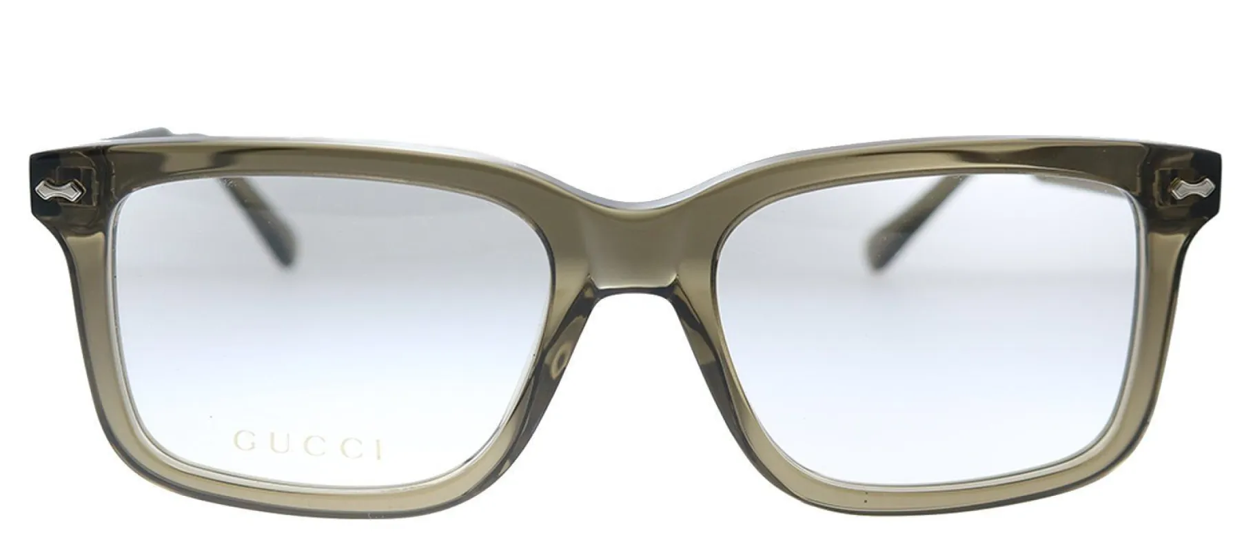 Gucci GG 0914O 002 Rectangle Acetate Brown Eyeglasses with Demo Lens sold by Gaffos