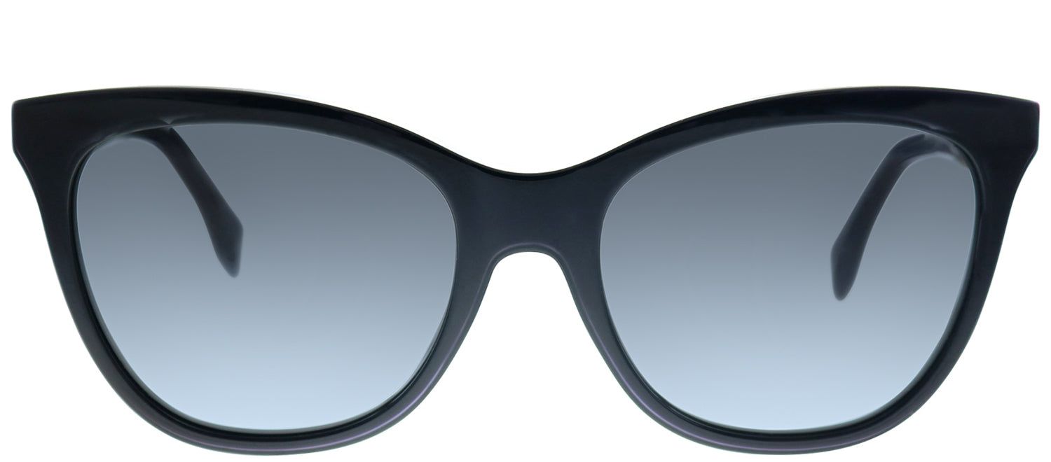 Fendi FF 0200 807 HD Cat-Eye Plastic Black Sunglasses with Grey Gradient Lens sold by Gaffos