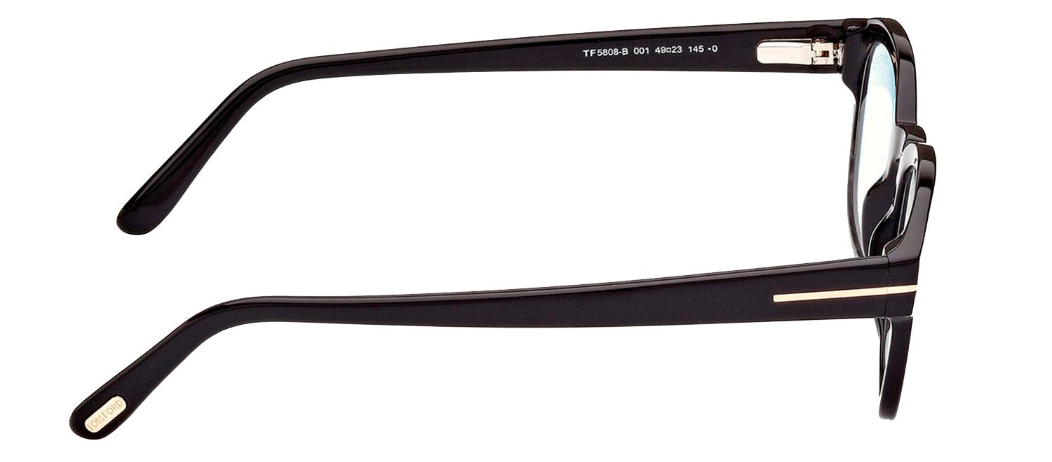 Tom Ford FT 5808-B 001 Square Plastic Black Eyeglasses with Clear Lens sold by Gaffos product image thumbnail 2